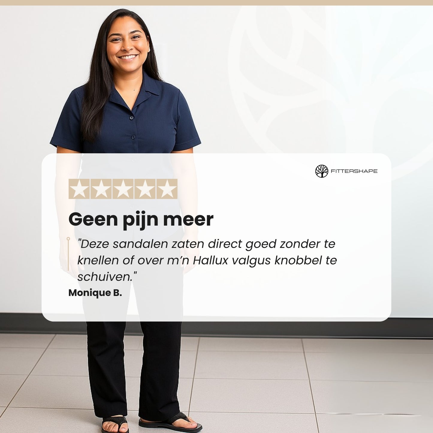 Fittershape ArchEase Slippers | Comfortabele Slippers – Tegen Voetpijn