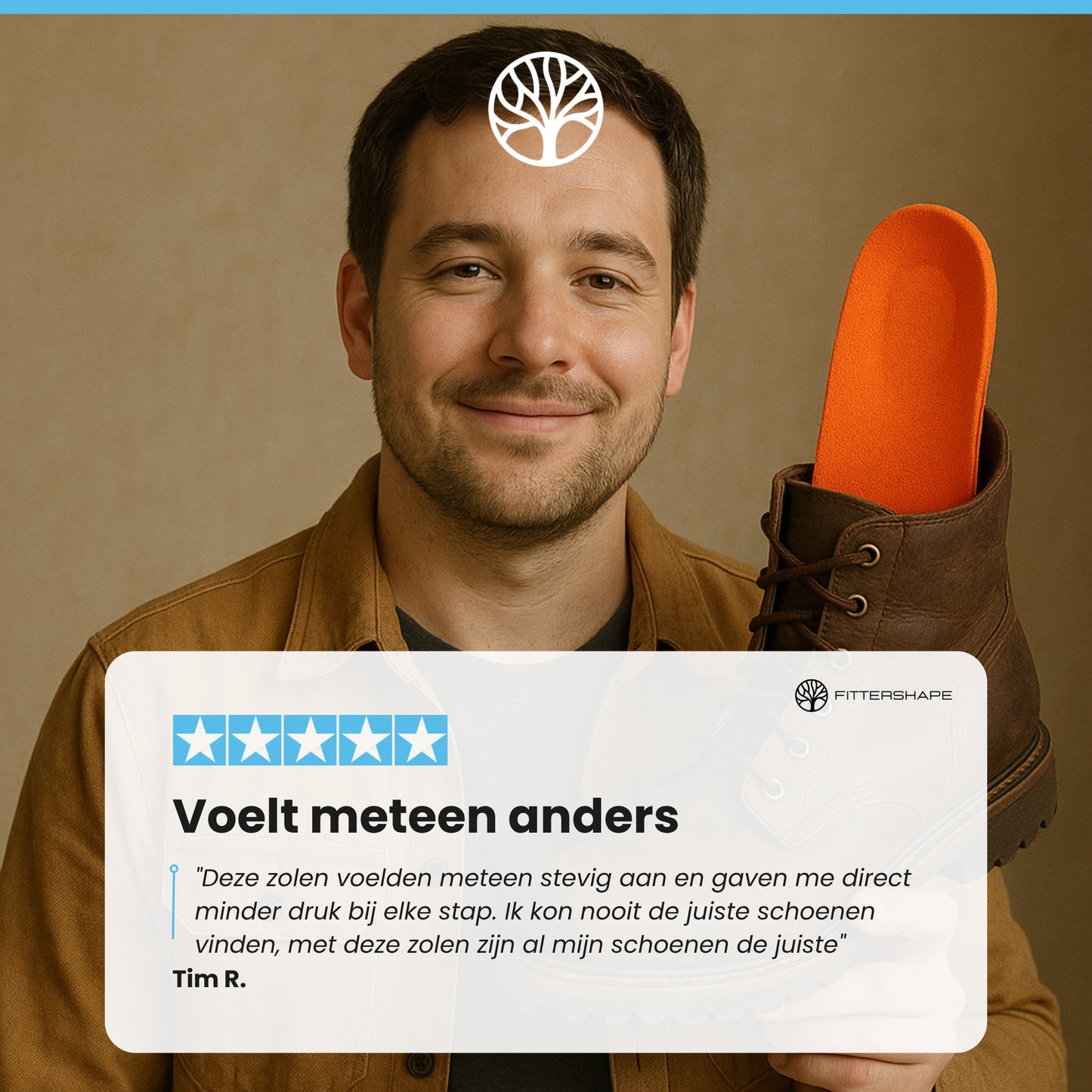 Fittershape SoleSupport Insoles | Tegen Voetpijn & Vermoeidheid
