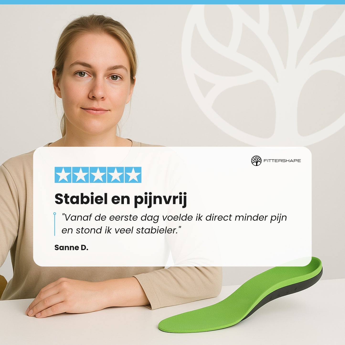 Fittershape OrthoWalk | Inlegzolen – Voor Pijnvrij Bewegen