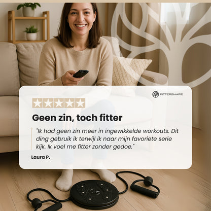 CoreTwist Disc | Compacte Thuistrainer – Voor Sterke Buik & Taille