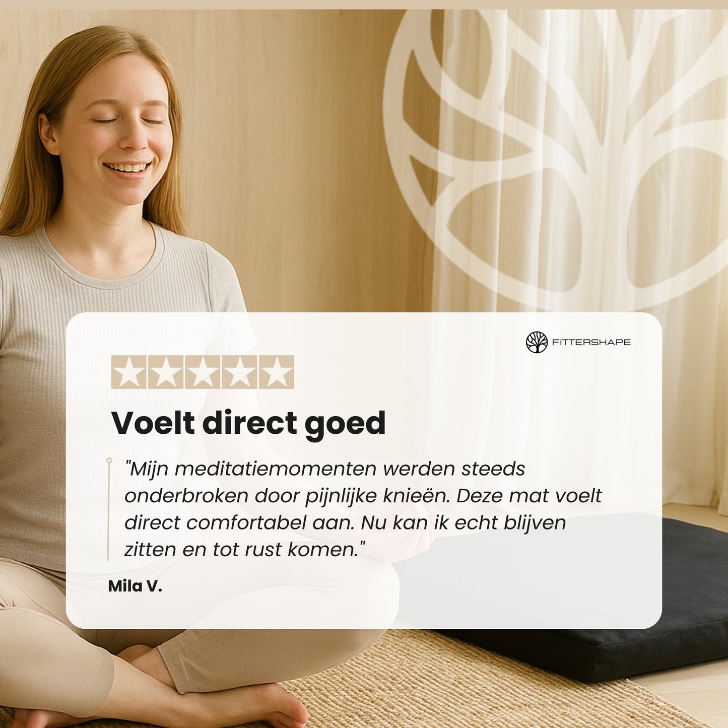 ZenCush Kussen voor Meditatie | Perfect voor yoga en mediteren
