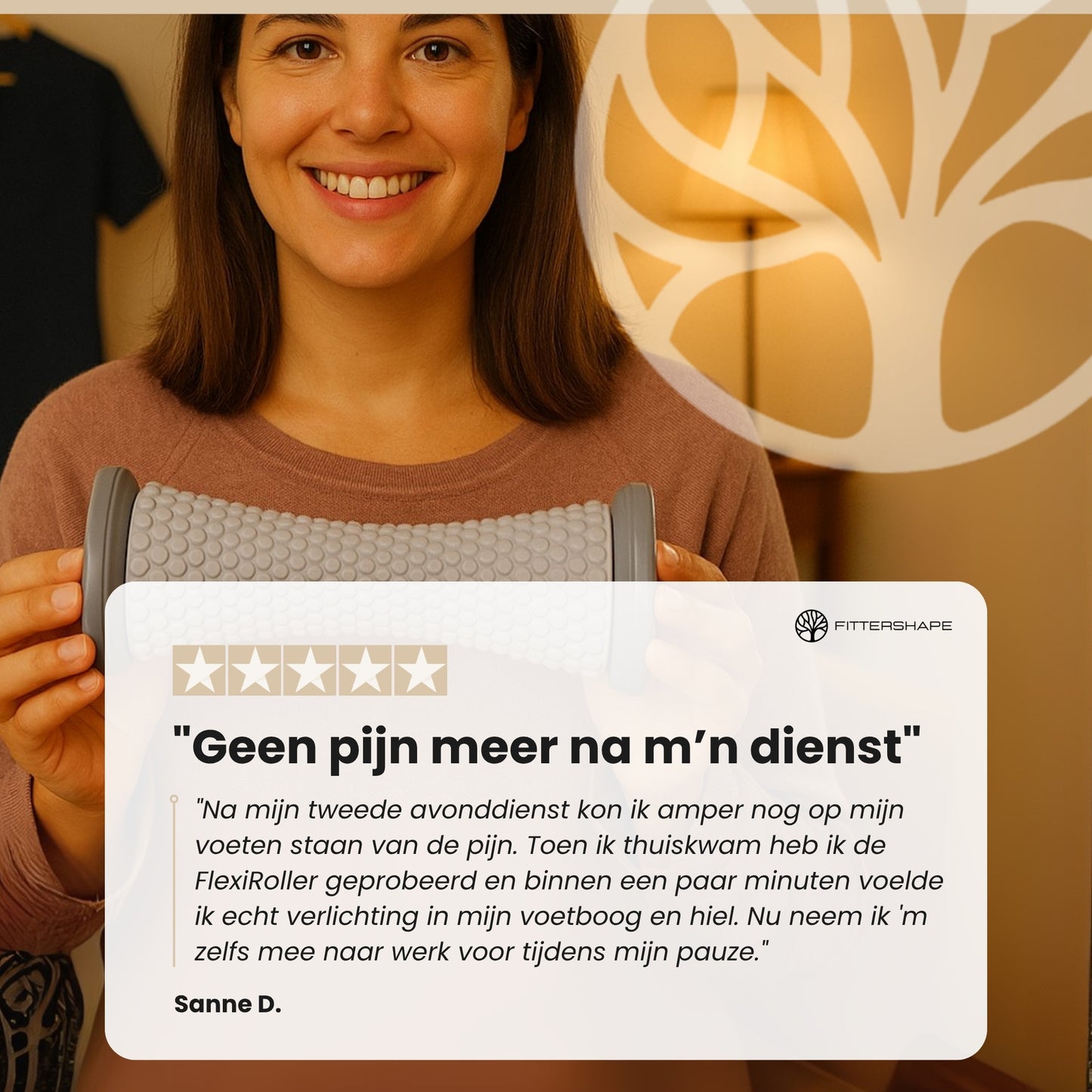 Fittershape FlexiRoller | Voor Spierontspanning & Voetverlichting