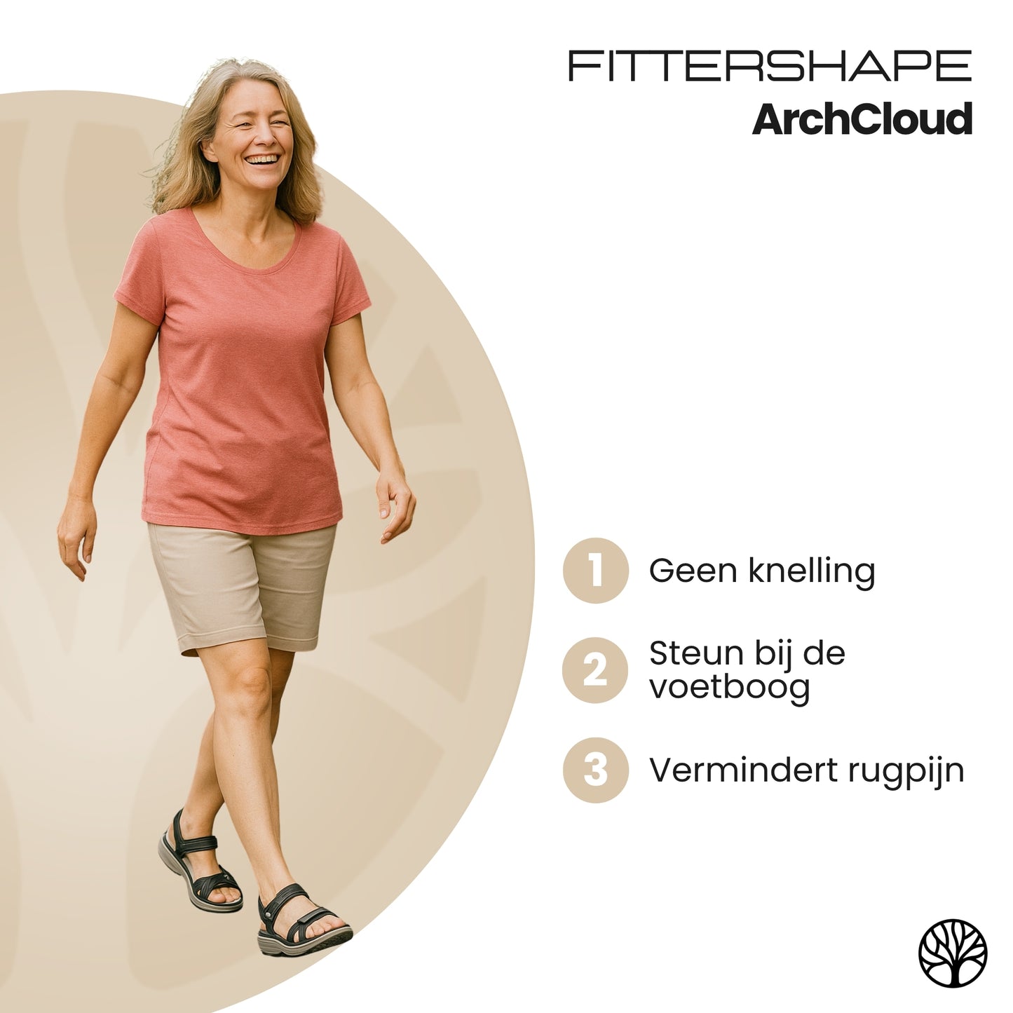 Fittershape ArchCloud Sandals | Voor Pijnvrij & Comfortabel Lopen