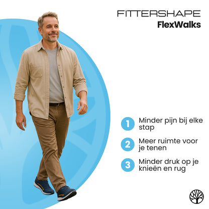 Fittershape FlexWalks | Ergonomische Schoenen – Voor Minder Voetpijn