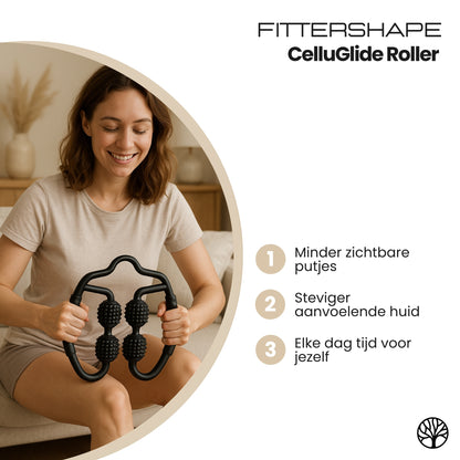 Fittershape CelluGlide Roller | Handmassager – Voor Gladde Huid & Betere Circulatie