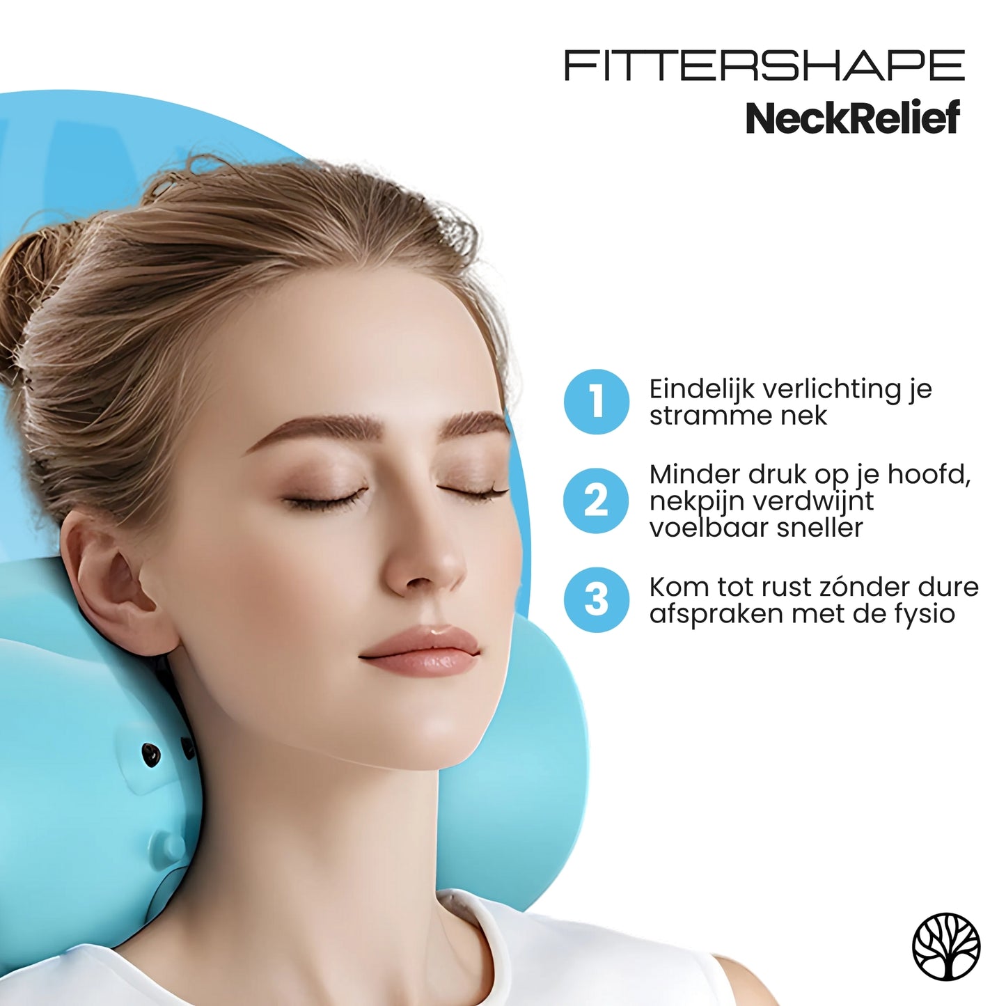 Fittershape NeckRelief | Nekmassager – Voor Pijnvrije Ontspanning