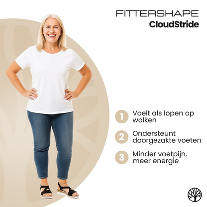 Fittershape CloudStride Sandals | Ergonomisch Comfort – Voor Pijnvrije Stappen