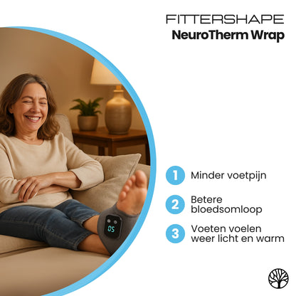 Fittershape NeuroTherm Wrap | Voetmassageband – Tegen Zenuwpijn & Slechte Circulatie