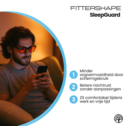 Fittershape SleepGuard Bril | Blauwlichtfilter – Voor Betere Nachtrust