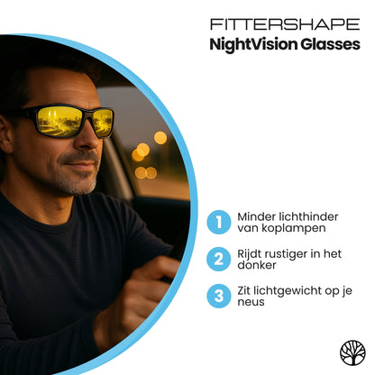 NightVision Glasses | Nachtbril – Voor Veilig Rijden In Het Donker