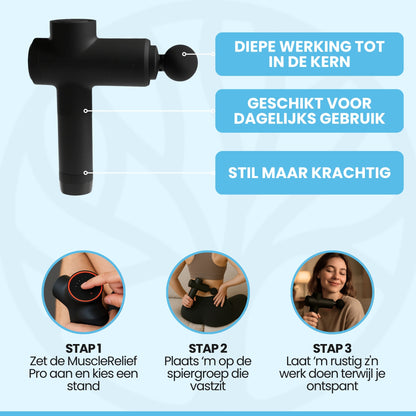 Fittershape PowerRelief | Massage Gun – Voor Sneller Spierherstel