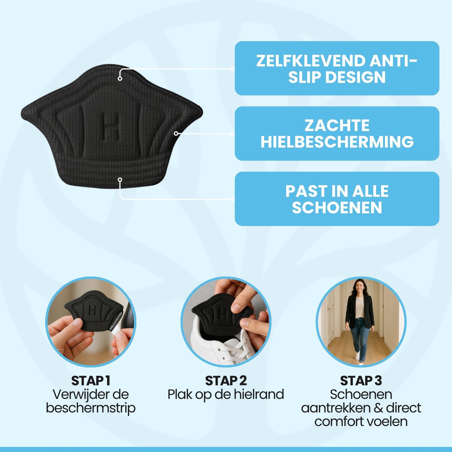 Fittershape HeelGuard Pads | Voor Comfort & Minder Hielpijn