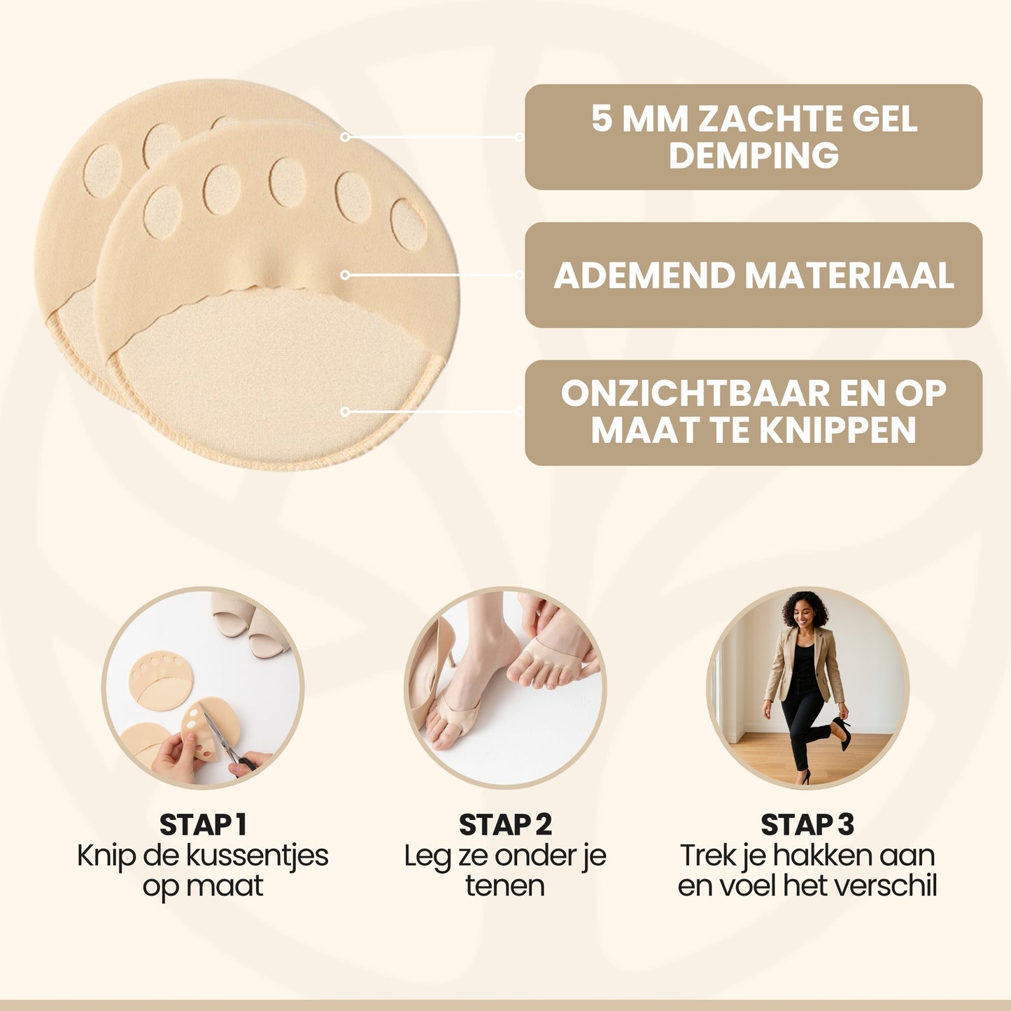 Fittershape ToeRelief Pads | Voor Comfort & Minder Tenenpijn