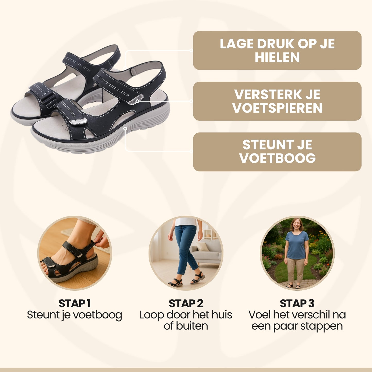 Fittershape ArchCloud Sandals | Voor Pijnvrij & Comfortabel Lopen