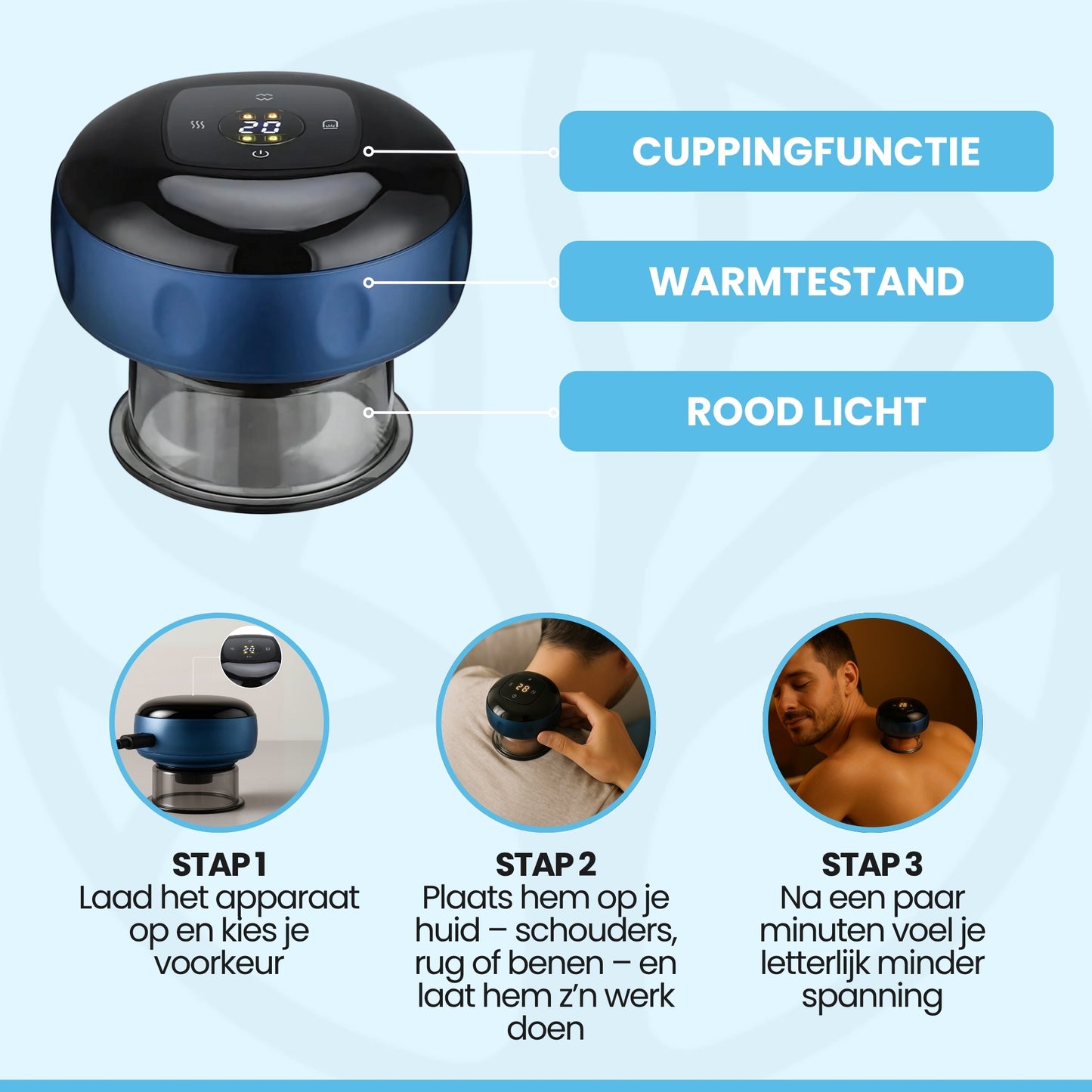 Fittershape CuppaRelief | Cupping Massage – Voor Spierherstel & Ontspanning
