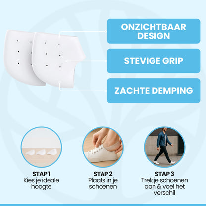 Fittershape LiftSteps | Onzichtbare Hielverhogers – Voor Extra Lengte