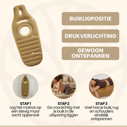 Fittershape BellyNest Matras | Zwangerschapssteun – Voor Buiklig Zonder Druk