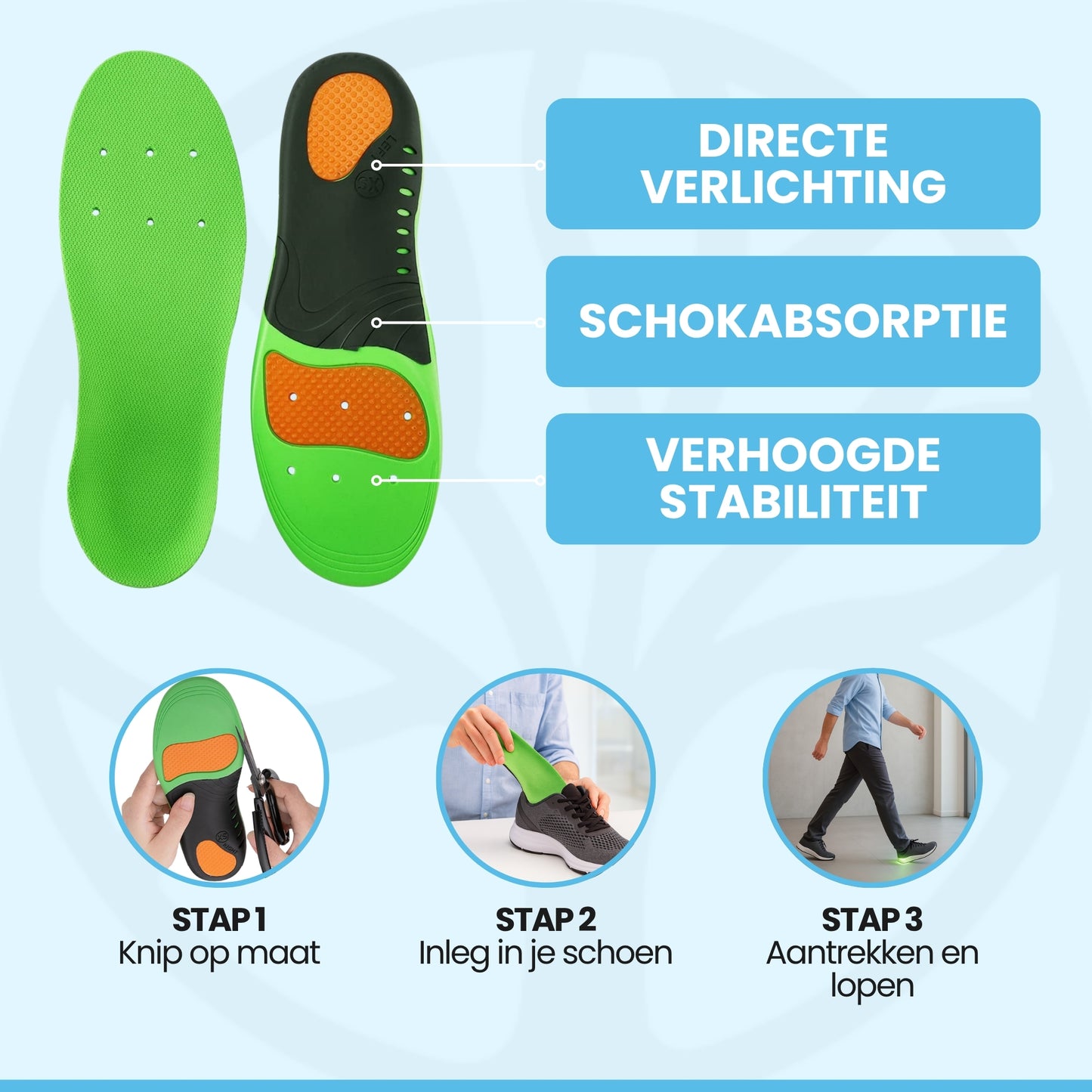 Fittershape OrthoWalk | Inlegzolen – Voor Pijnvrij Bewegen