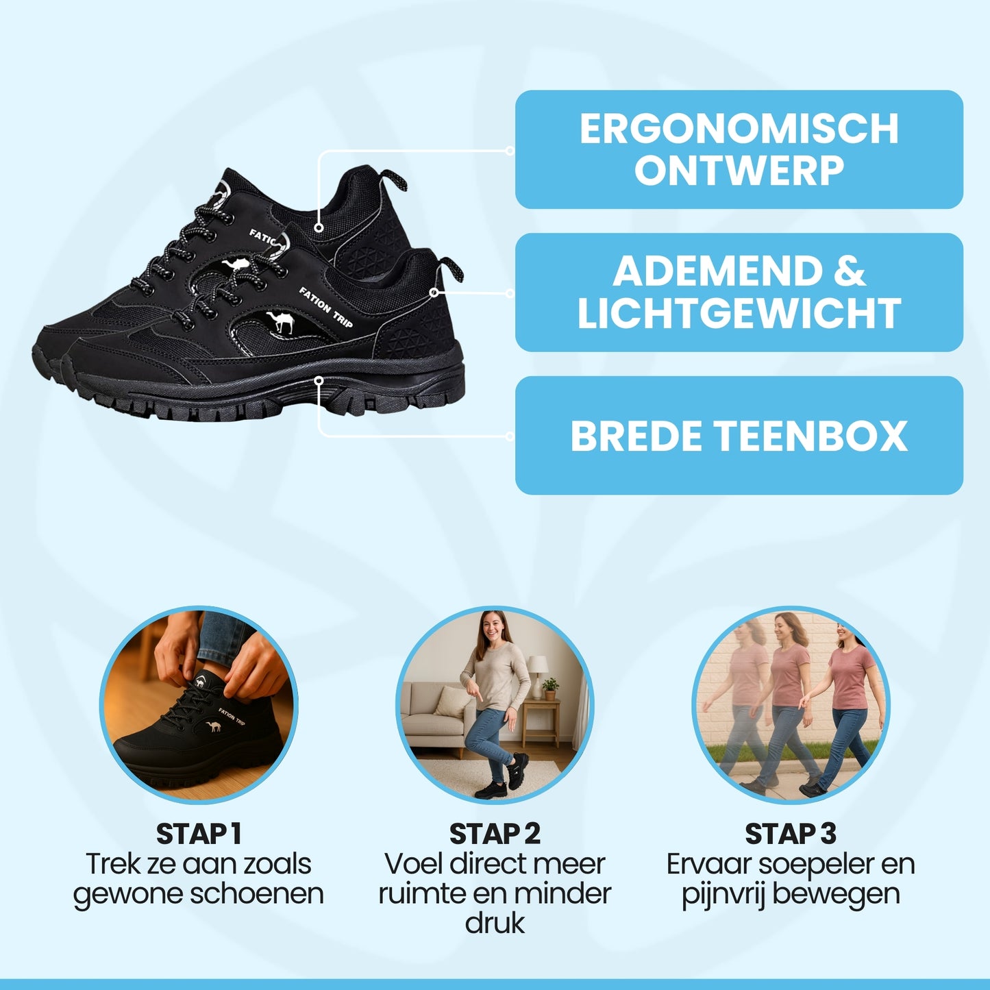 Fittershape MoveEase Shoes | Voor Pijnvrij & Natuurlijk Lopen