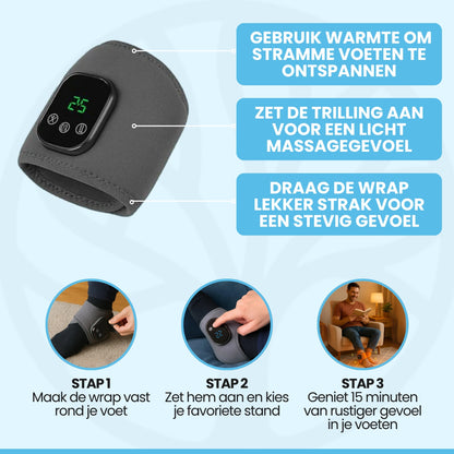 Fittershape NeuroTherm Wrap | Voetmassageband – Tegen Zenuwpijn & Slechte Circulatie