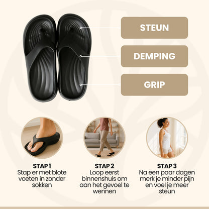 ArchEase Slippers | Dames Slippers – Tegen Voetpijn