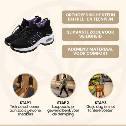 ComfortSteps | Ergonomische Dameschoenen – Voor Pijnvrij Lopen