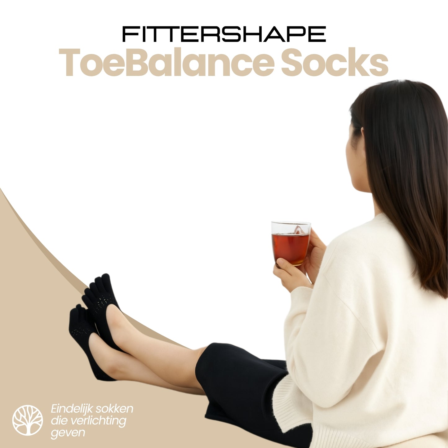 ToeBalance Socks | 6 Pack Teenspreidende Sokken – Tegen Bunionpijn