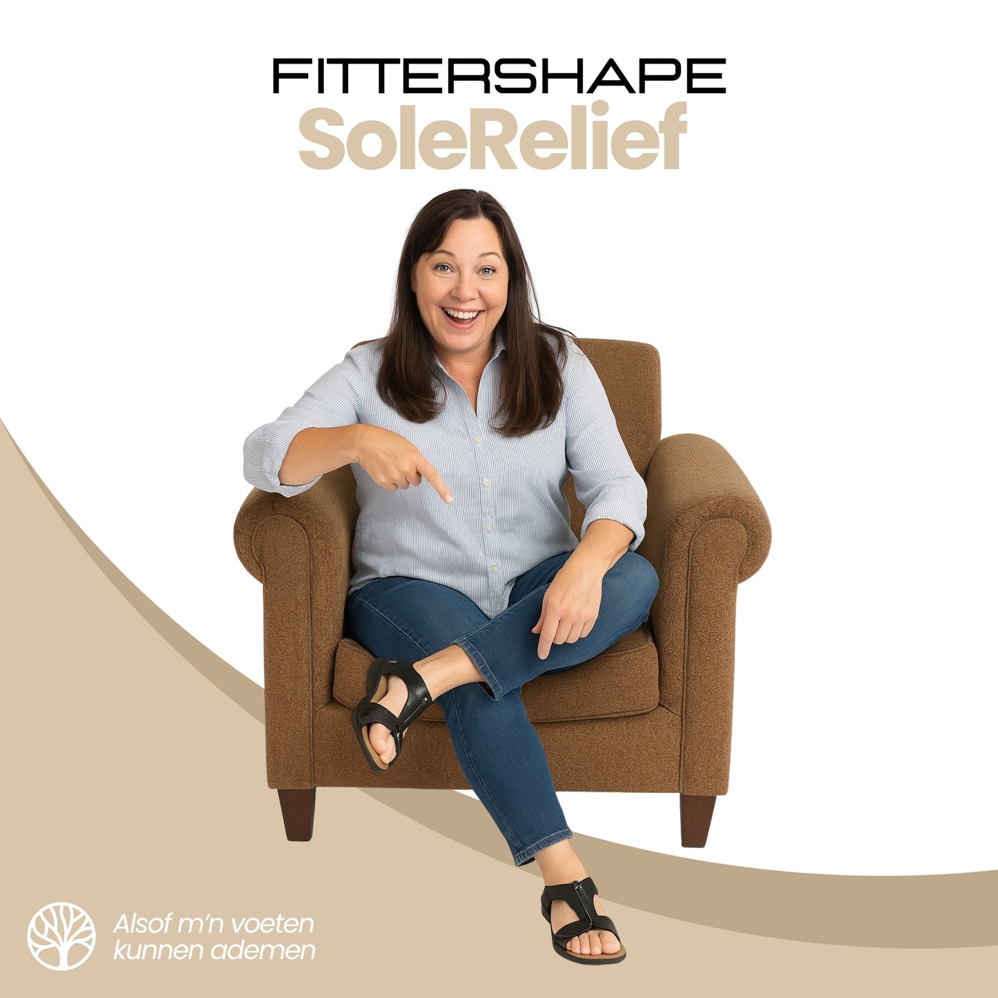 Fittershape SoleRelief | Ergonomische Sandalen – Voor Pijnvrije Voeten