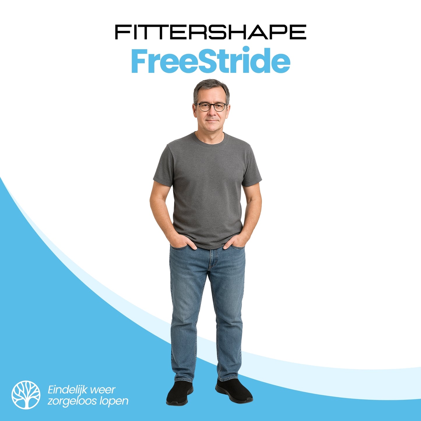 Fittershape FreeStride Walkers | Lichtgewicht Schoenen – Voor Pijnvrij Bewegen