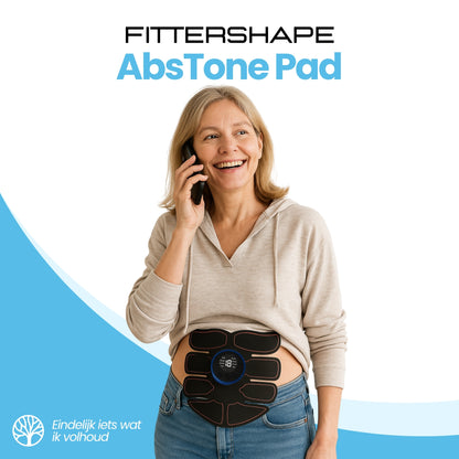 Fittershape AbsTone Pad | EMS Spiertrainer – Voor Een Sterkere Buik