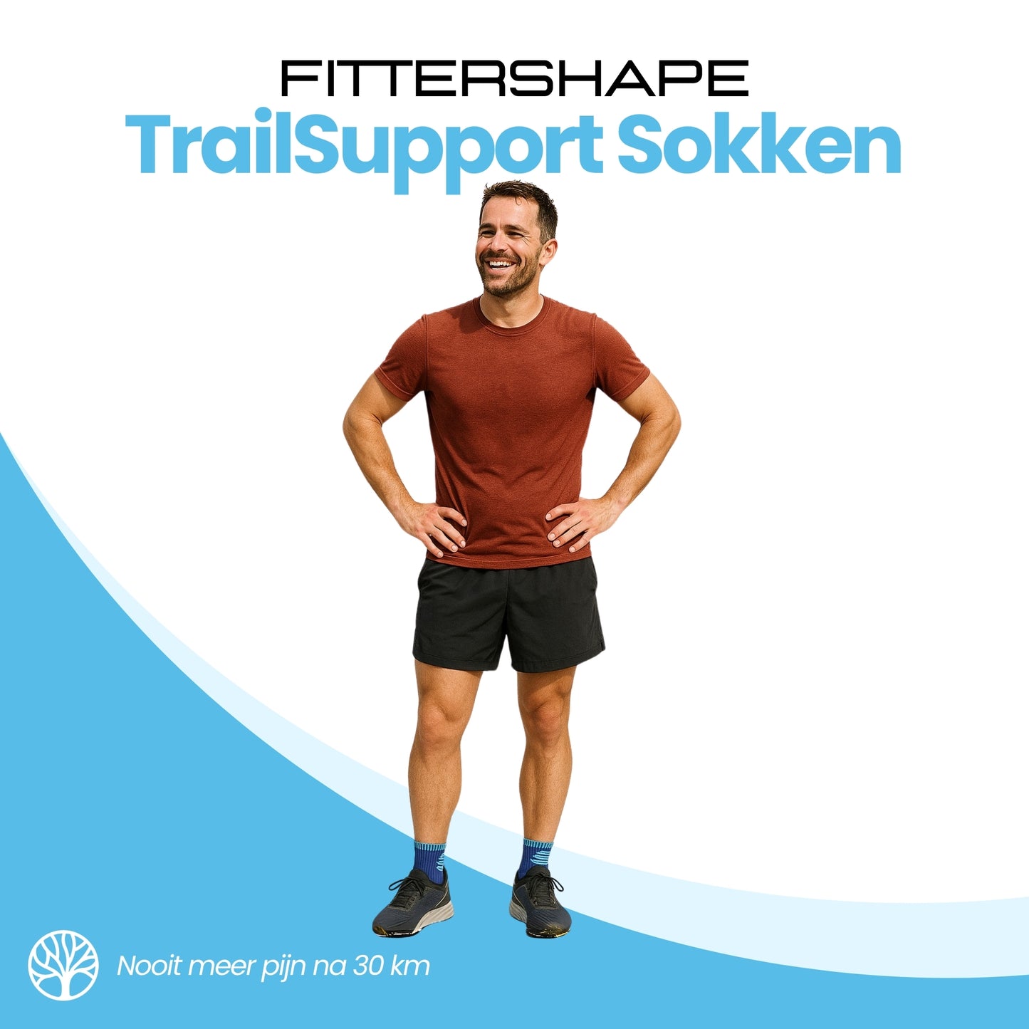 Fittershape TrailSupport Sokken | Voor Langdurige Loopcomfort