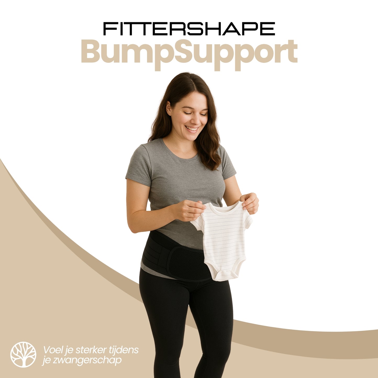 Fittershape BumpSupport | Zwangerschapsband – Met Extra Rugondersteuning