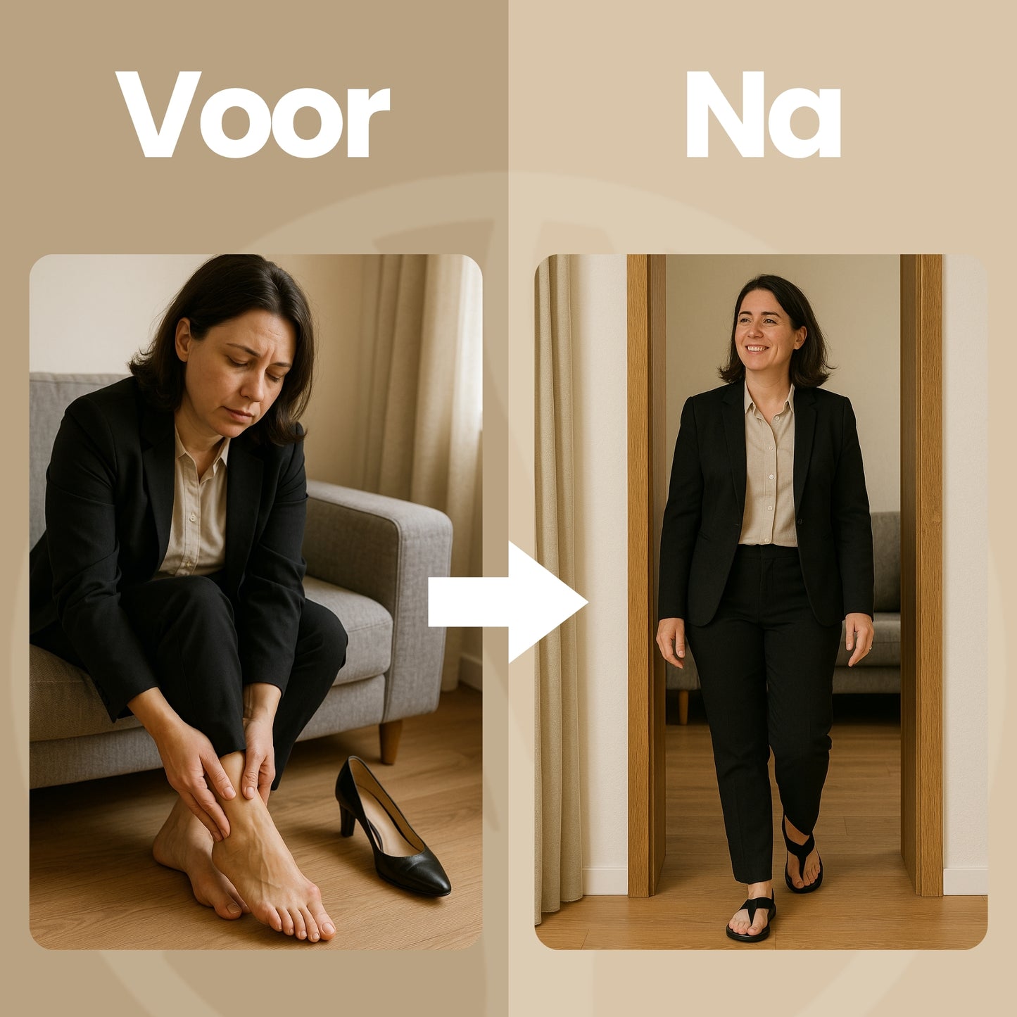 Fittershape ArchEase Slippers | Comfortabele Slippers – Tegen Voetpijn