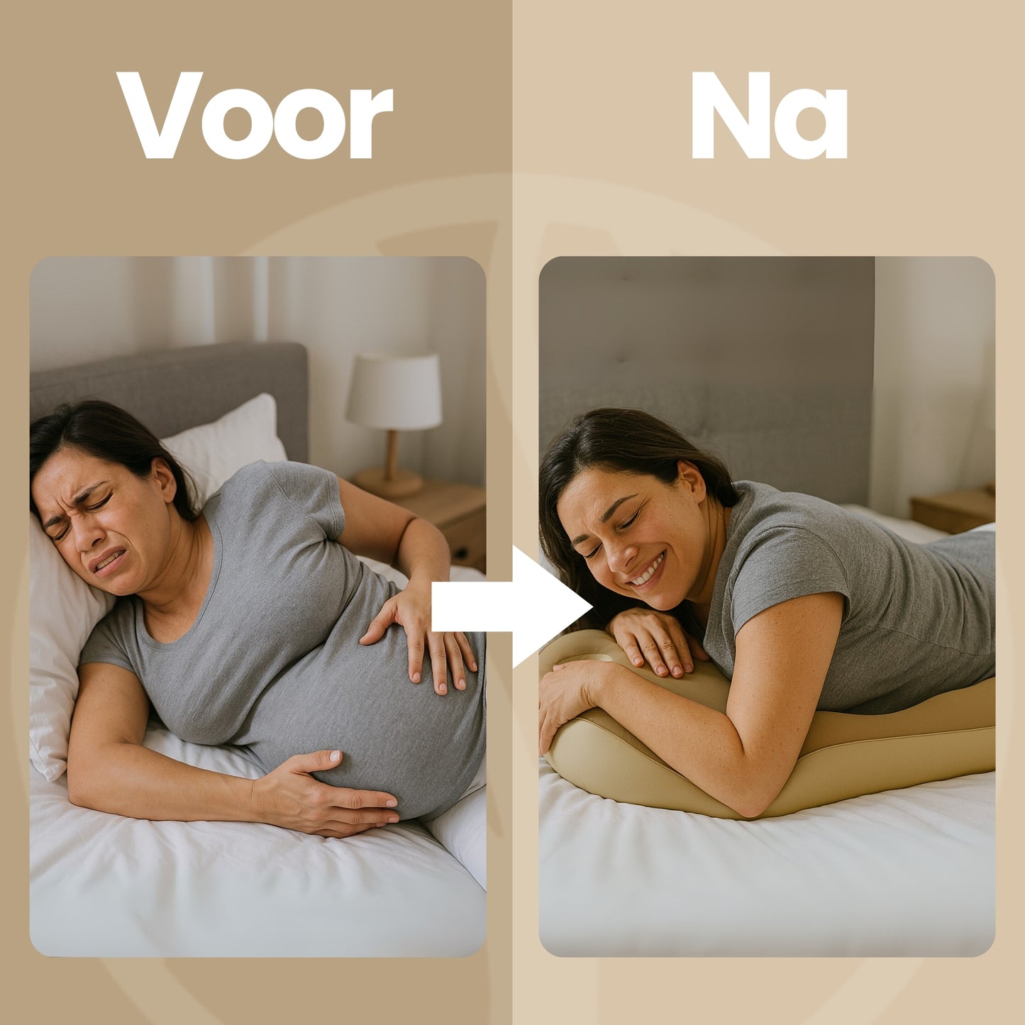 Fittershape BellyNest Matras | Zwangerschapssteun – Voor Buiklig Zonder Druk