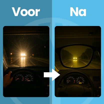 NightVision Glasses | Nachtbril – Voor Veilig Rijden In Het Donker