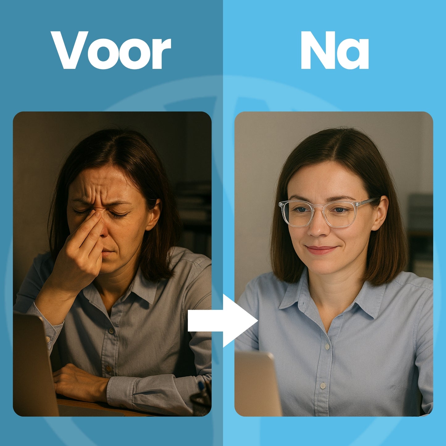 DayShield Bril | Blauwlichtfilter – Voor Dagelijks Schermgebruik