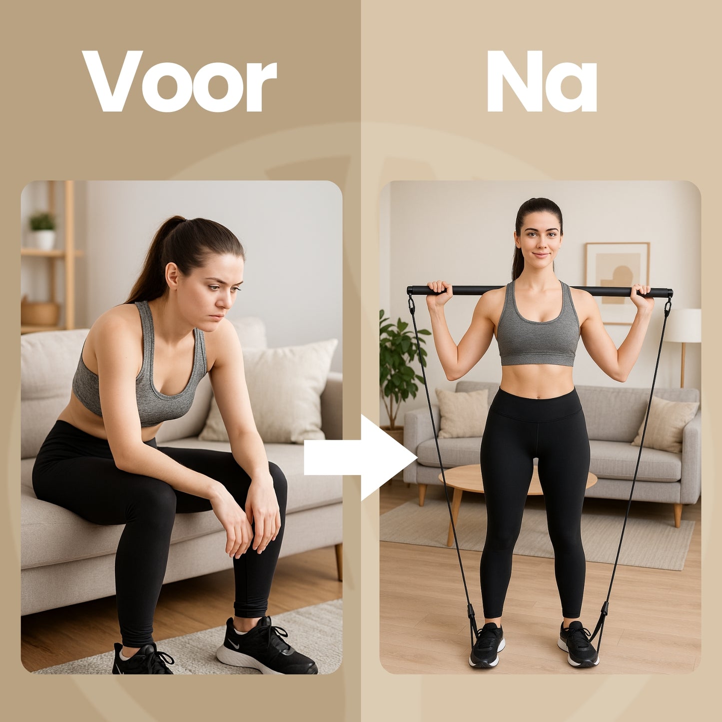 PowerBar Set | Totale Thuisworkout – Voor Spierversteviging