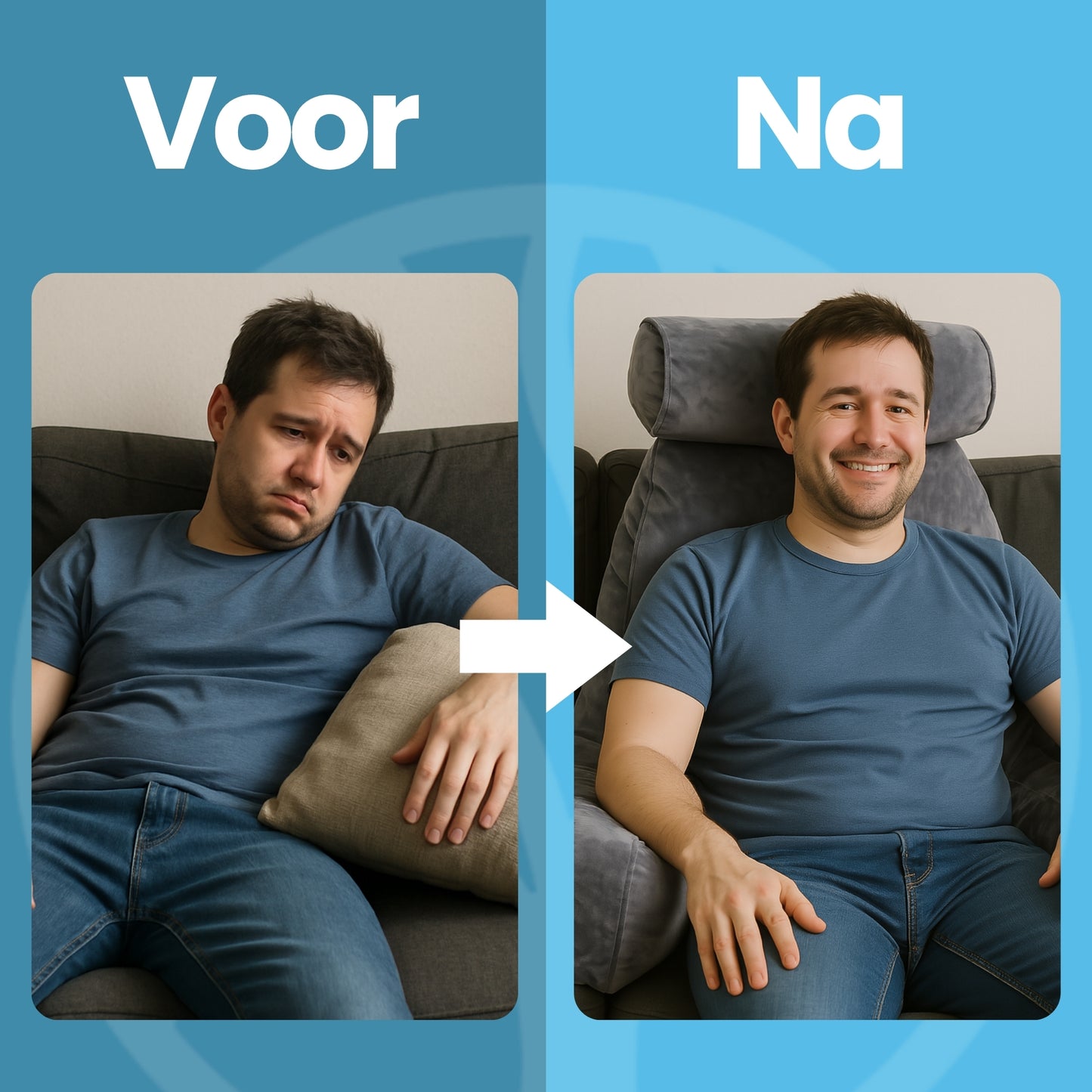 Fittershape SitRelax Kussen | Ergonomisch Leeskussen – Voor Rug & Neksteun