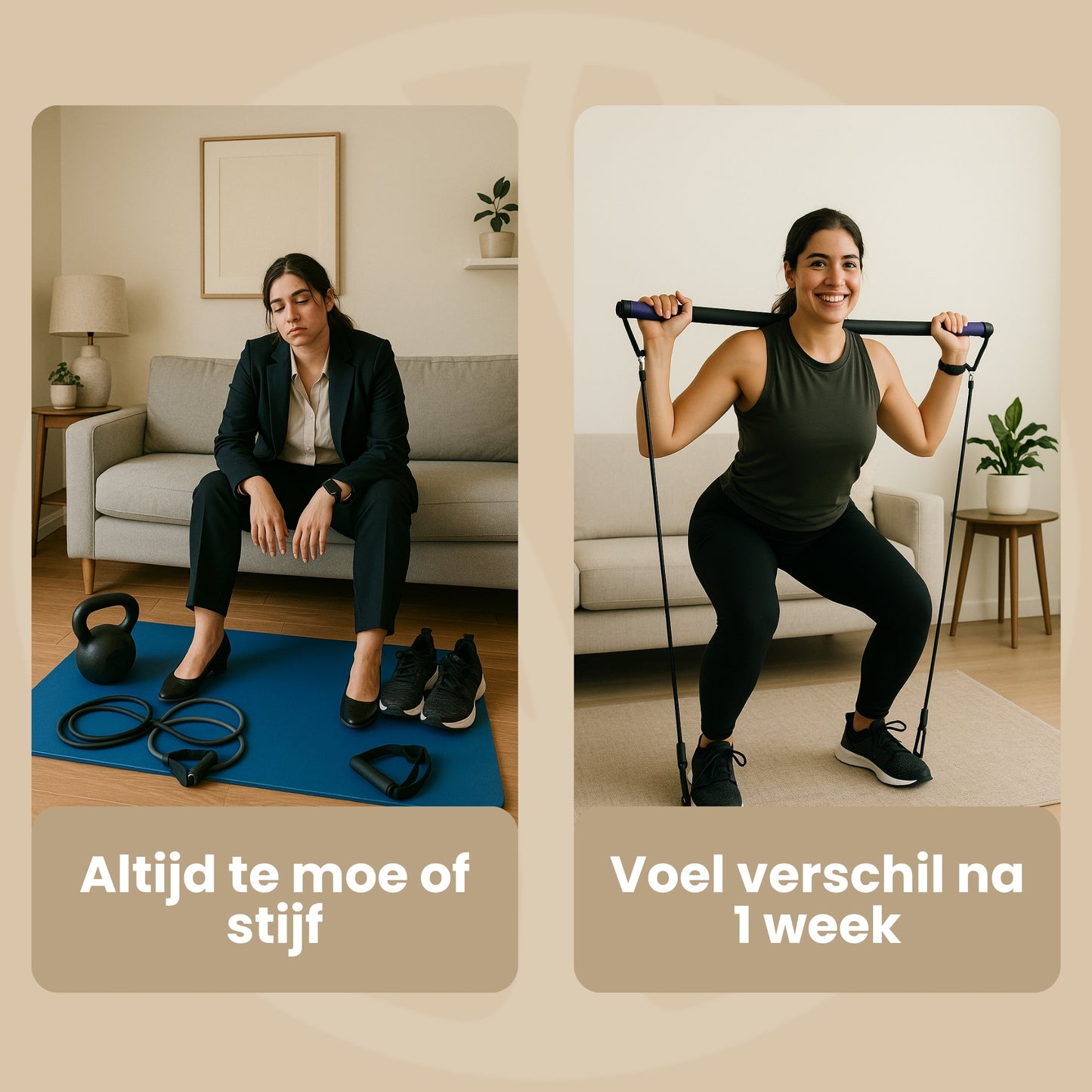 PowerBar Set | Totale Thuisworkout – Voor Spierversteviging