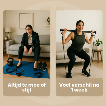PowerBar Set | Totale Thuisworkout – Voor Spierversteviging