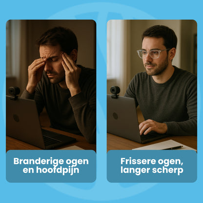 DayShield Bril | Blauwlichtfilter – Voor Dagelijks Schermgebruik