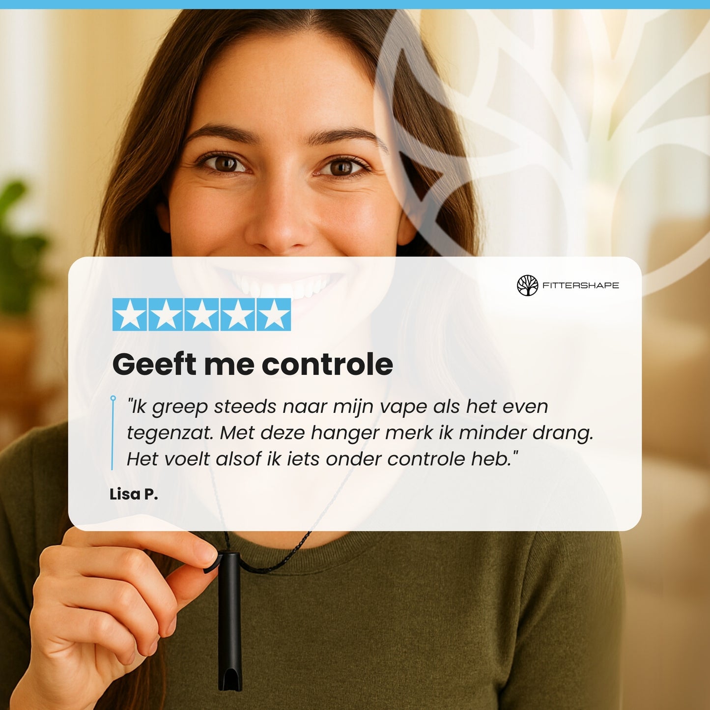 BreatheRing Ketting | Stoppen Met Roken – Op Natuurlijke Wijze