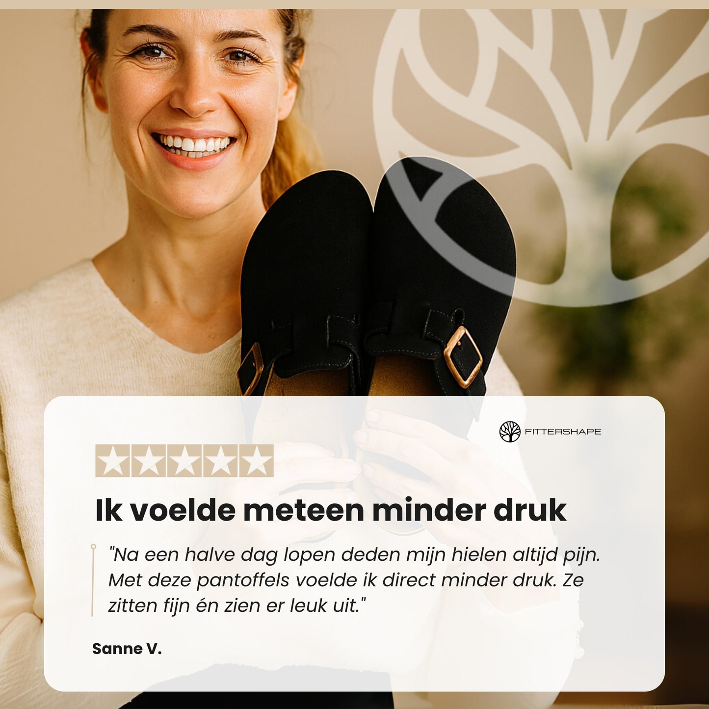 Fittershape CozyArch Pantoffels | Orthopedisch Comfort – Voor Thuisgebruik