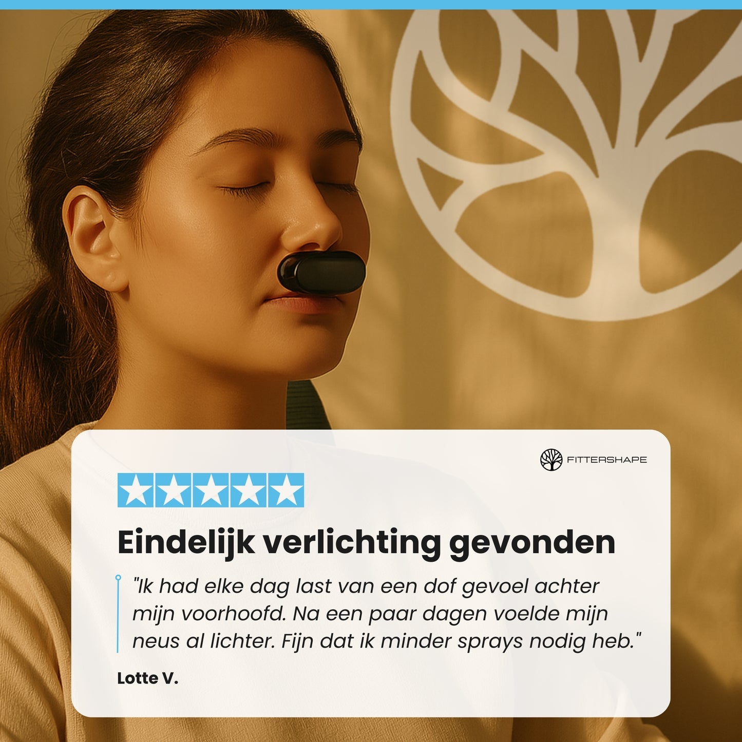 BreatheLight Relief | Roodlicht Therapie – Tegen Verstopte Sinussen