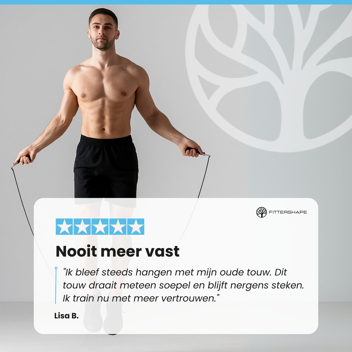 SpeedBurn Rope | Springtouw – Voor Kracht & Cardio Workouts