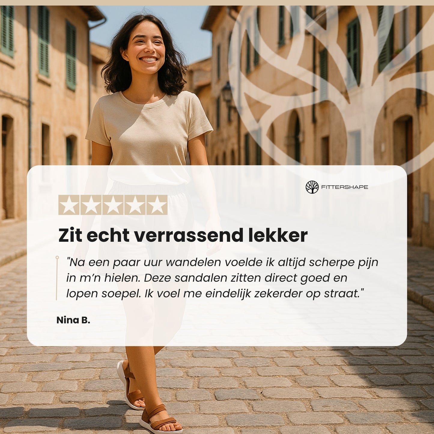 Fittershape AirFlex Sandalen | Slip-On Comfort – Voor Steun & Gemak