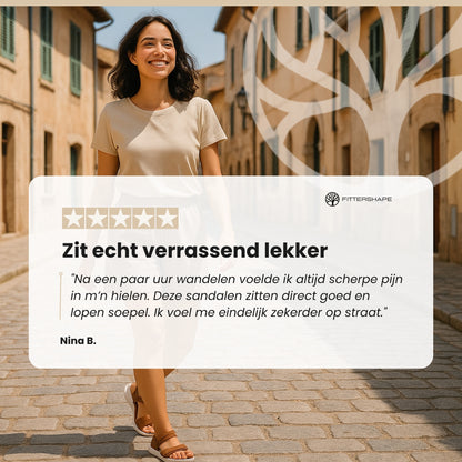 Fittershape AirFlex Sandalen | Slip-On Comfort – Voor Steun & Gemak
