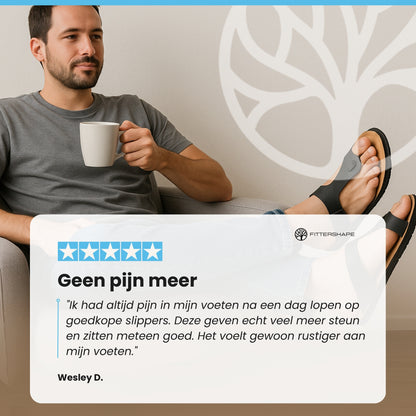 FlexSupport Sandals | Heren Tongs – Met Verstelbare Steun