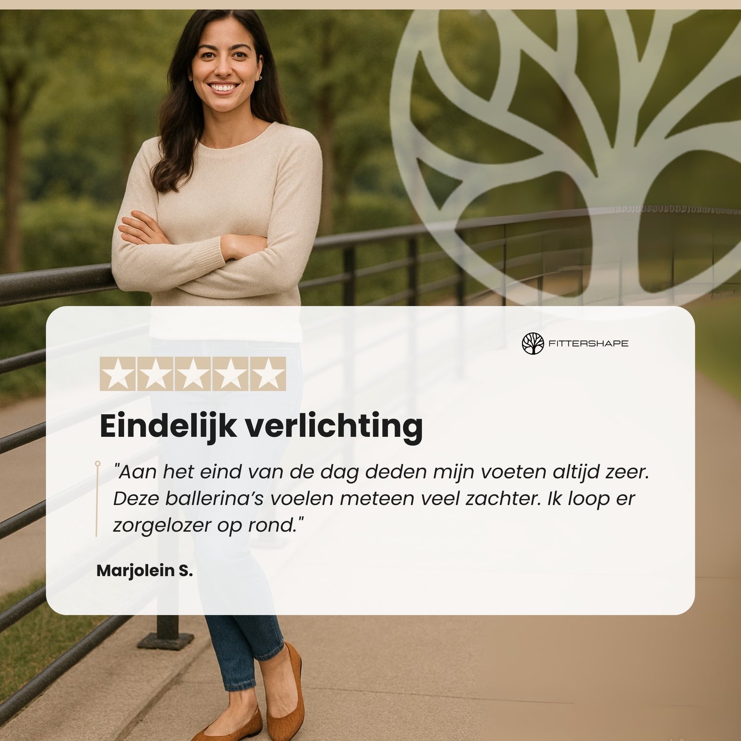 SoftStride Ballerina | Comfortschoen – Voor Gevoelige Voeten