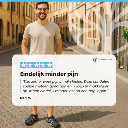 WalkBreeze Sandalen | Heren Comfort – Tegen Voet- En Hielpijn